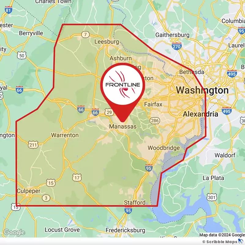 Areas We Service Frontline Pest Control