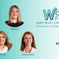 Four leaders from the Frontline team attending the 2026 Women's Forum